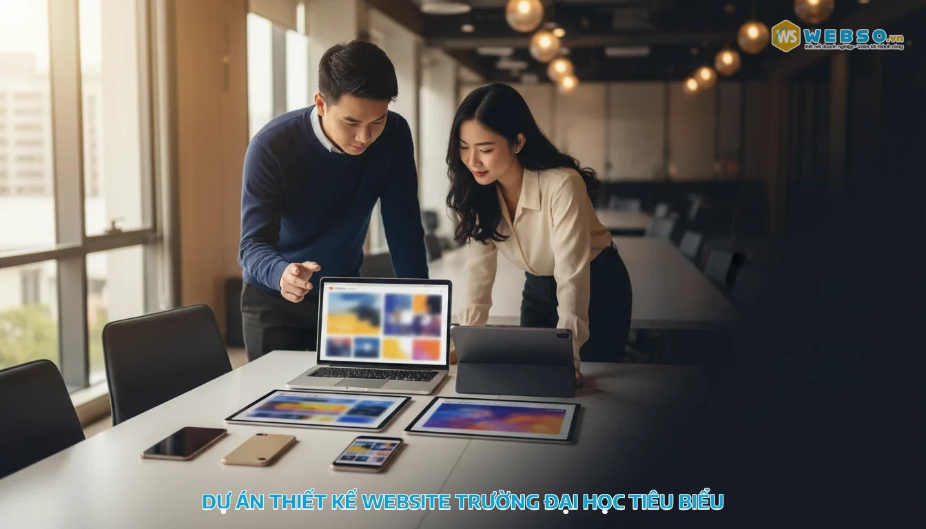 thiết kế website trường đại học - Dự án thiết kế website trường đại học tiêu biểu