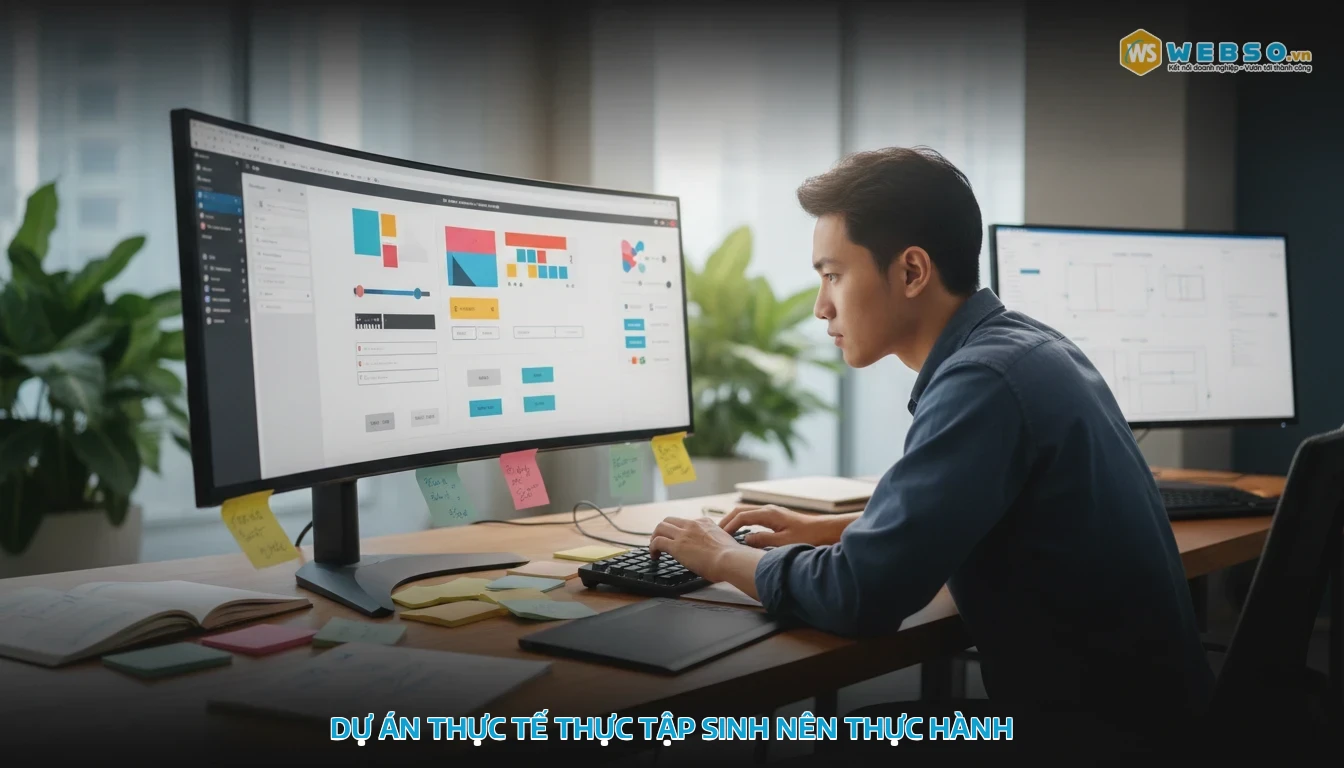 thực tập thiết kế web - Dự án thực tế thực tập sinh nên thực hành