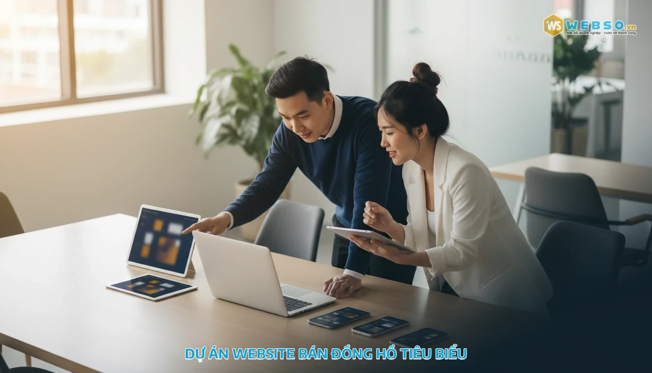 thiết kế website bán đồng hồ - Dự án website bán đồng hồ tiêu biểu