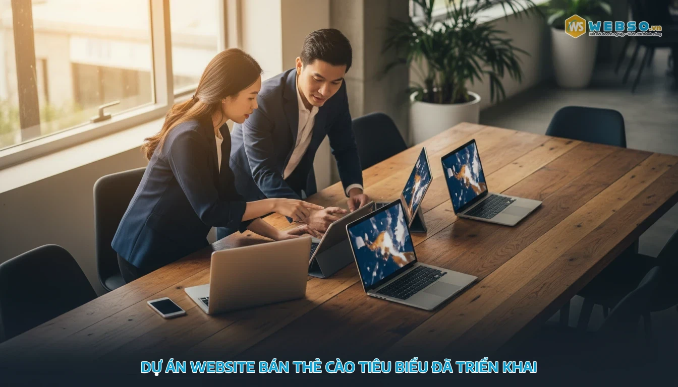 thiết kế website bán thẻ cào - Dự án website bán thẻ cào tiêu biểu đã triển khai