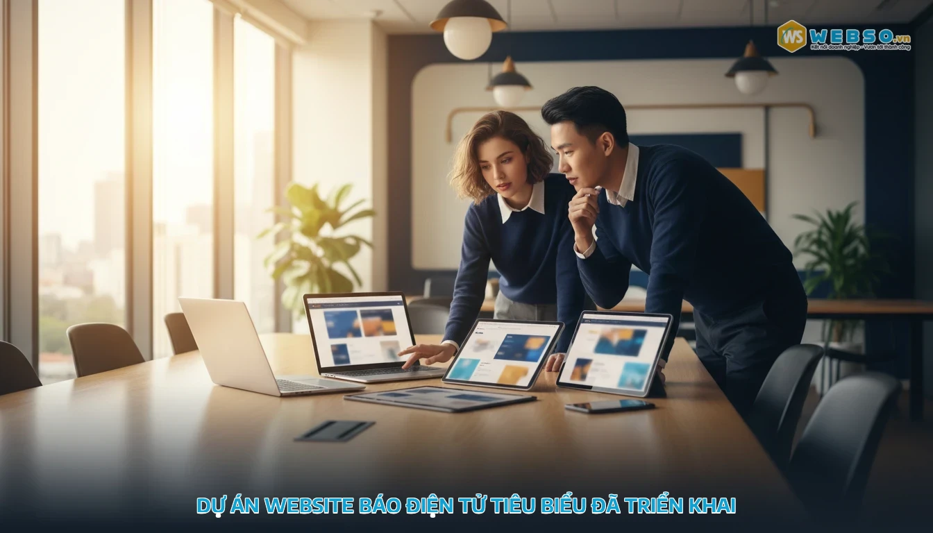 thiết kế website báo điện tử - Dự án báo điện tử tiêu biểu đã triển khai