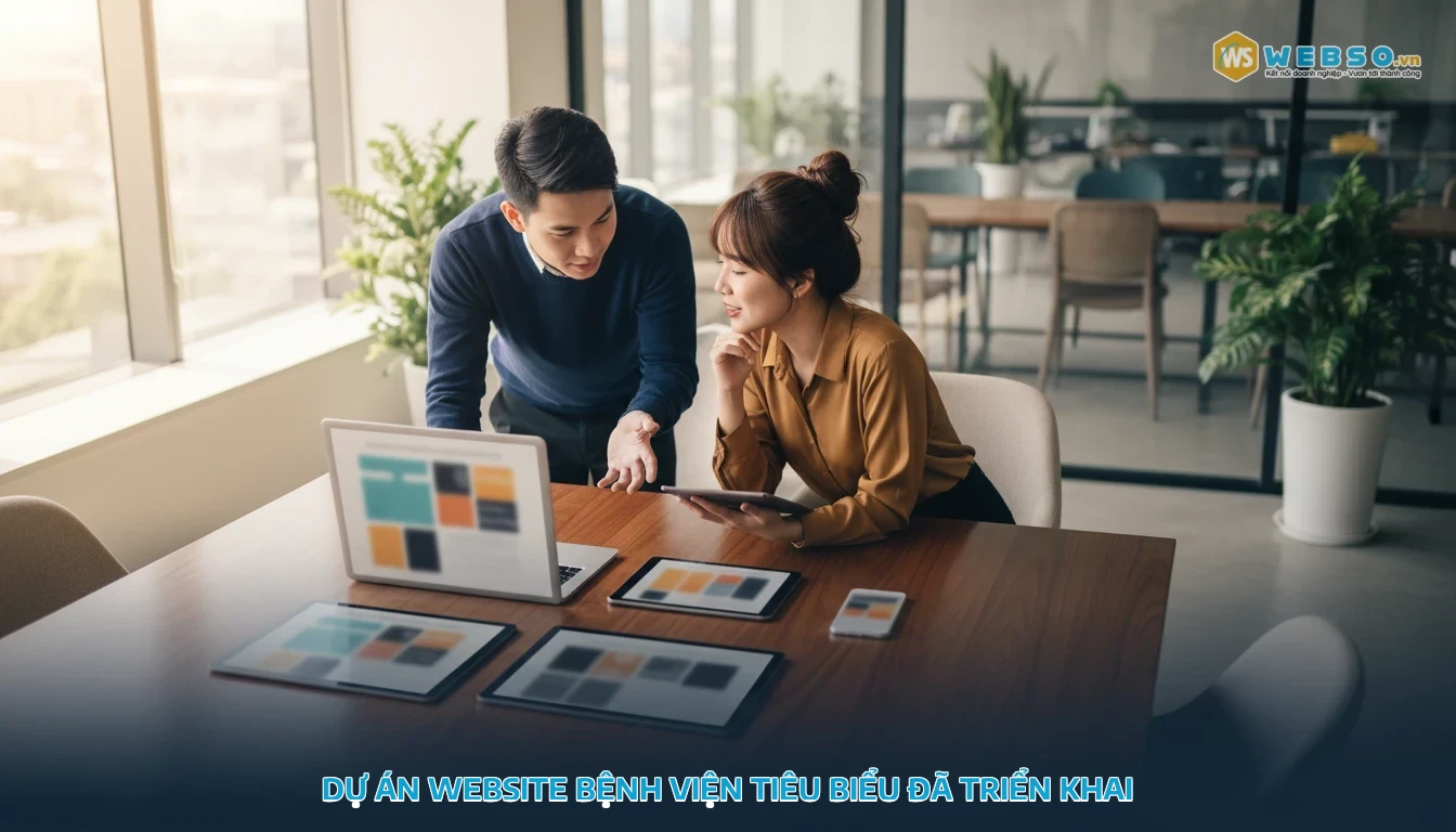 thiết kế website bệnh viện - Dự án website bệnh viện tiêu biểu đã triển khai
