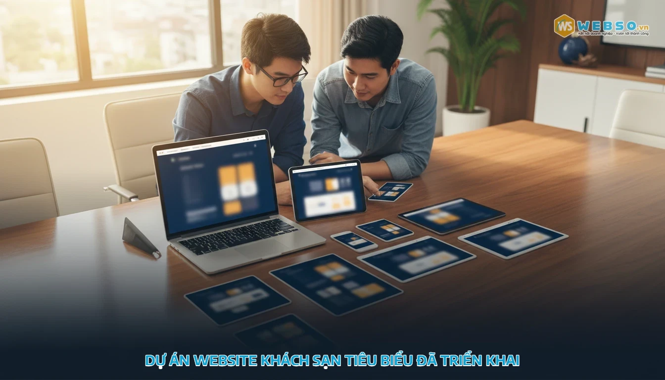 thiết kế website khách sạn - Dự án website khách sạn tiêu biểu đã triển khai