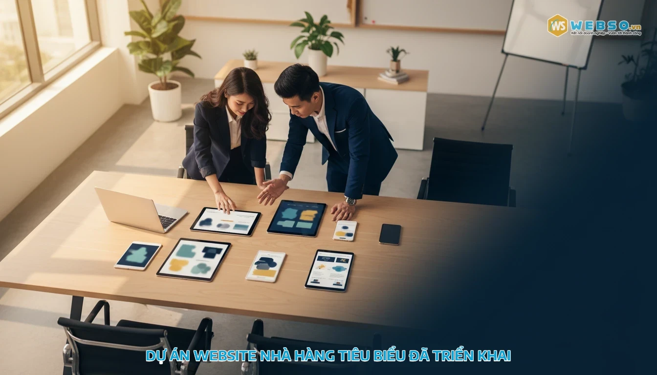 thiết kế website nhà hàng - Dự án website nhà hàng tiêu biểu đã triển khai