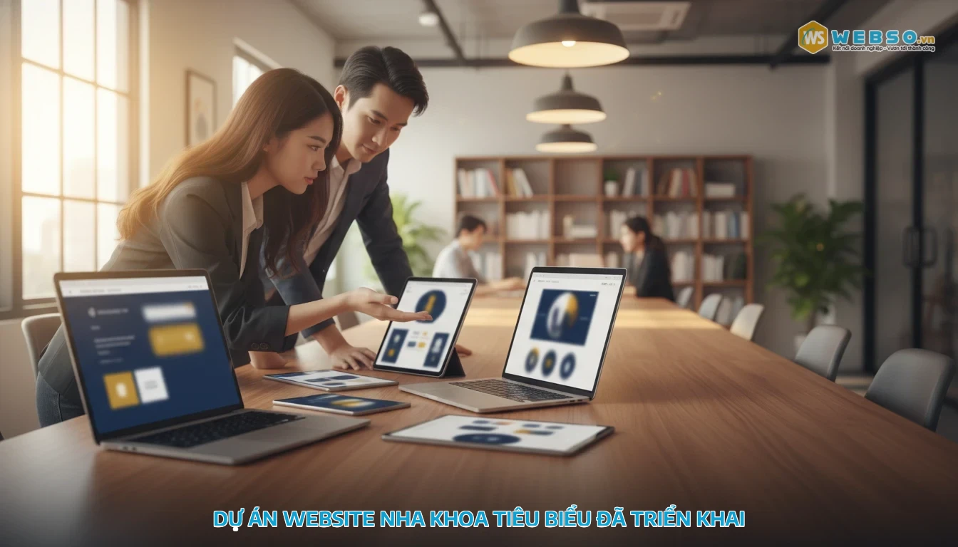 thiết kế website nha khoa - Dự án website nha khoa tiêu biểu đã triển khai