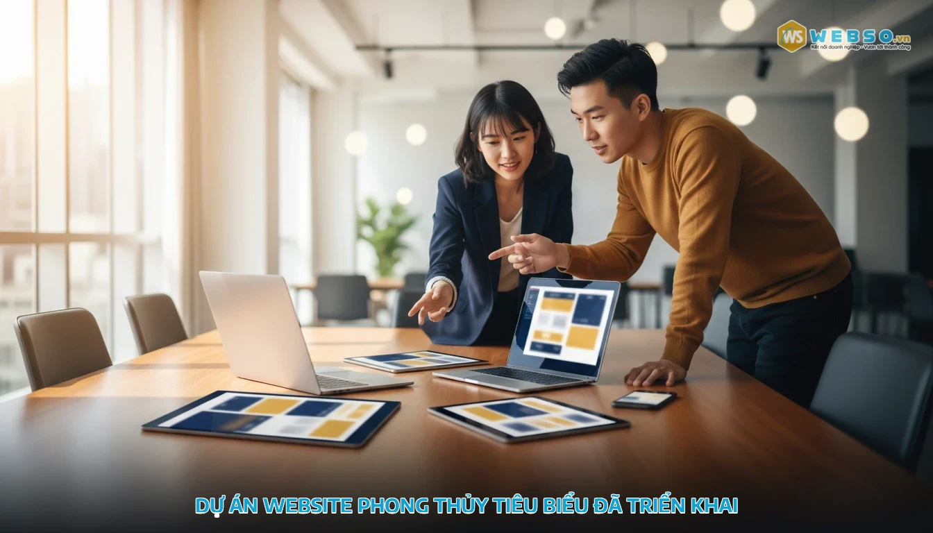 thiết kế website phong thủy - Dự án website phong thủy tiêu biểu đã triển khai