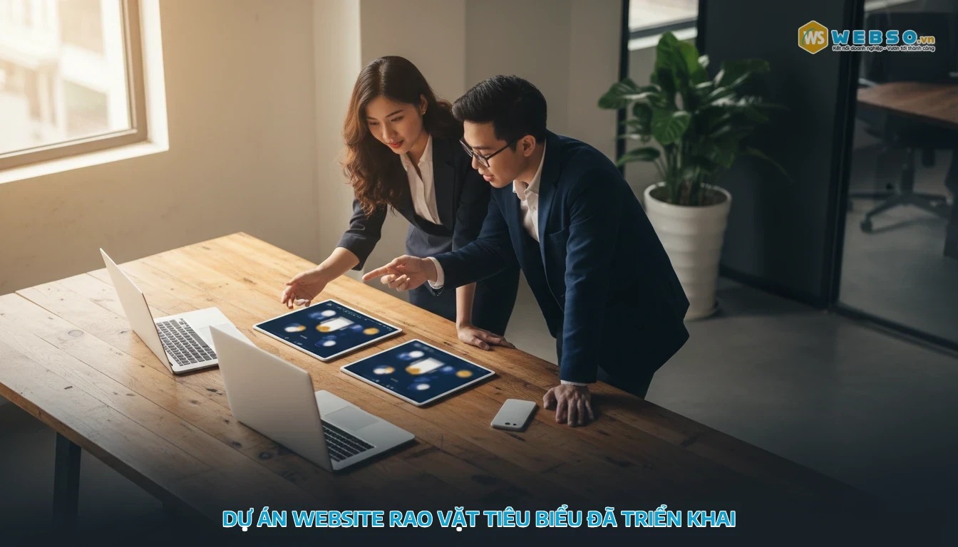 thiết kế website rao vặt - Dự án website rao vặt tiêu biểu đã triển khai