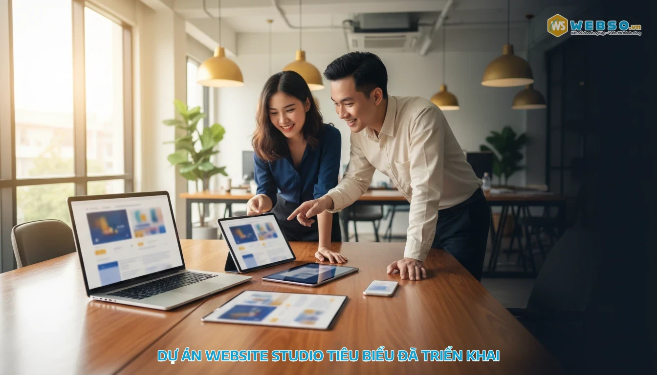 thiết kế website studio - Dự án website studio tiêu biểu đã triển khai