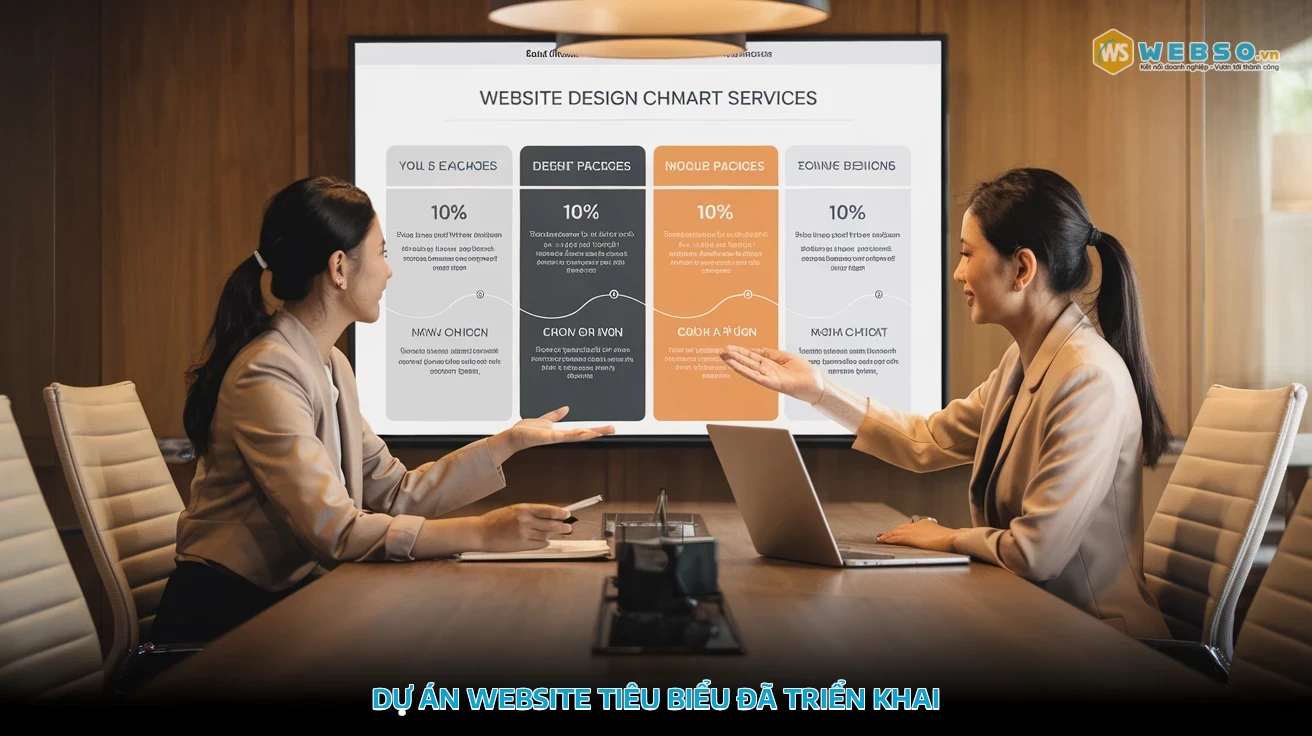 bảng giá thiết kế website - Dự án website tiêu biểu đã triển khai