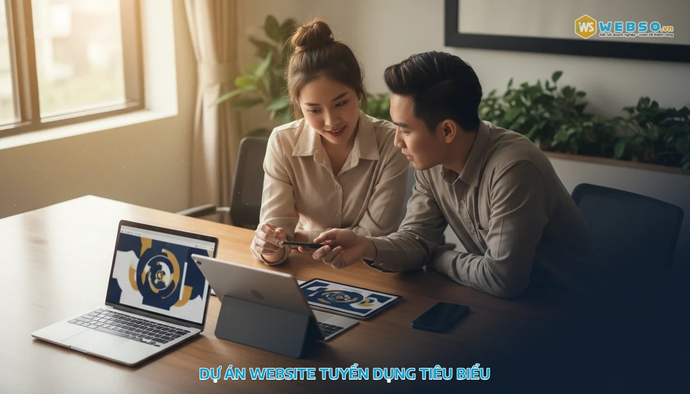 thiết kế website tuyển dụng - Dự án website tuyển dụng tiêu biểu