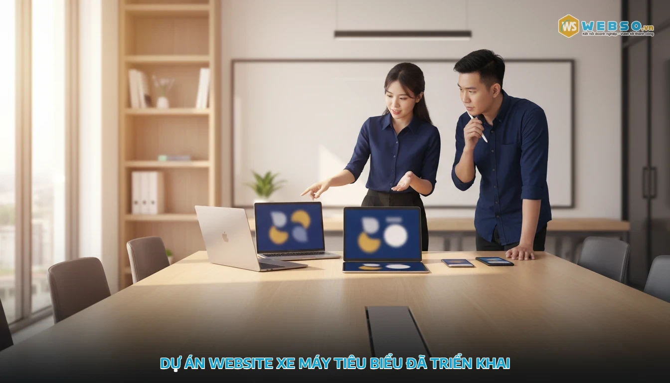 thiết kế website xe máy - Dự án website xe máy tiêu biểu đã triển khai