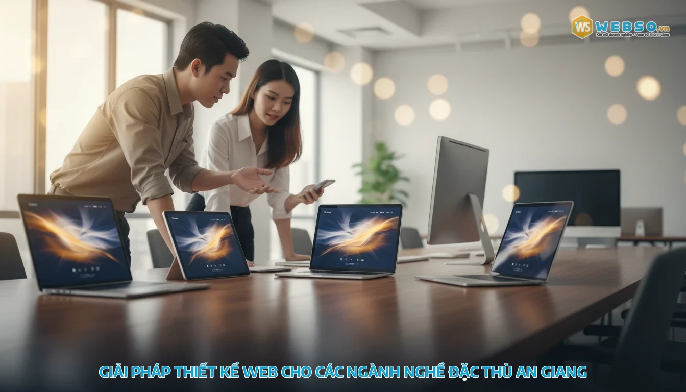 thiết kế web an giang - Giải pháp thiết kế web cho các ngành nghề đặc thù An Giang