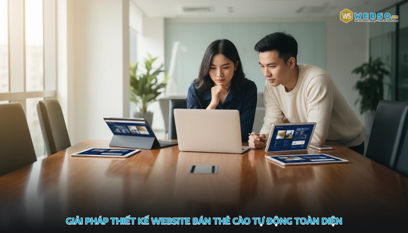 thiết kế website bán thẻ cào - Giải pháp thiết kế website bán thẻ cào tự động toàn diện