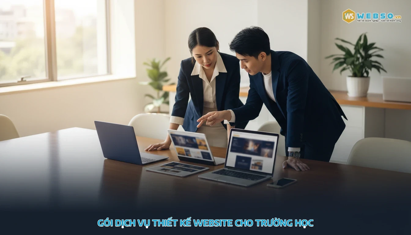 thiết kế website giáo dục - Gói dịch vụ thiết kế website cho trường học