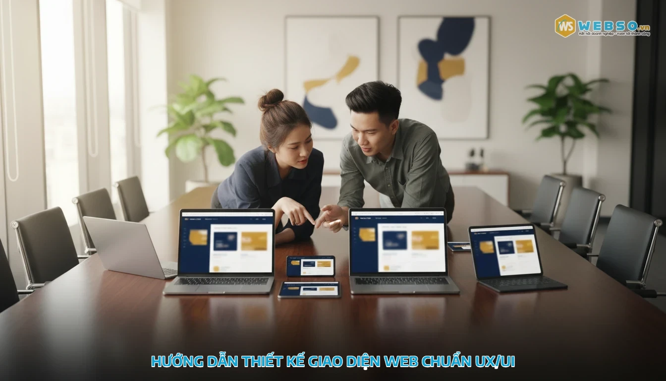 thiết kế giao diện web - Hướng dẫn thiết kế giao diện web chuẩn UX/UI