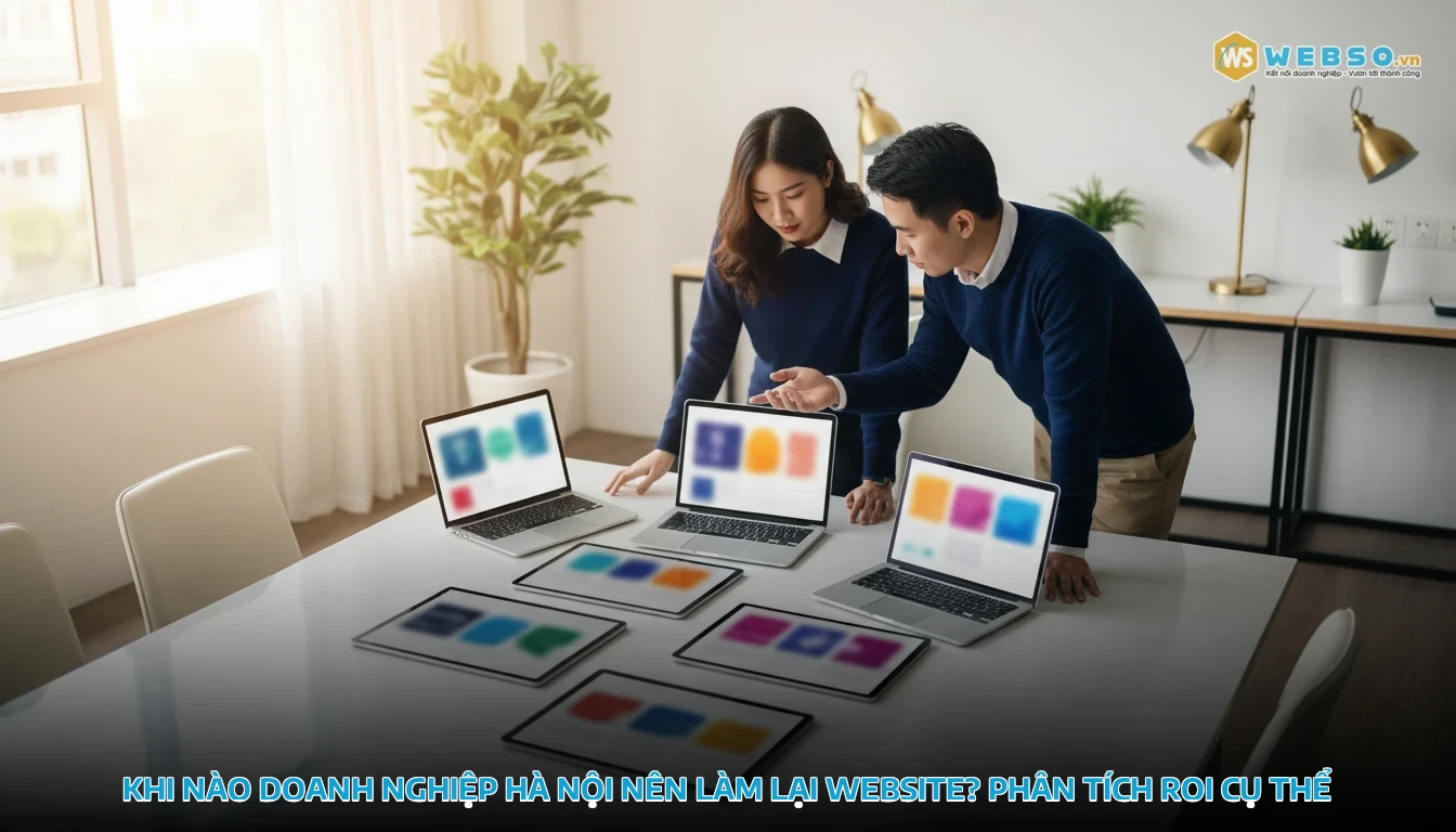 thiết kế web hà nội - Khi Nào Doanh Nghiệp Hà Nội Nên Làm Lại Website? Phân Tích ROI Cụ Thể