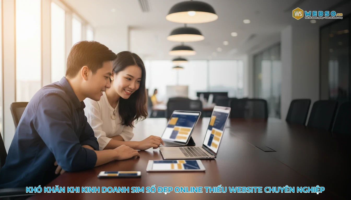 thiết kế website bán sim - Khó khăn khi kinh doanh sim số đẹp online thiếu website chuyên nghiệp