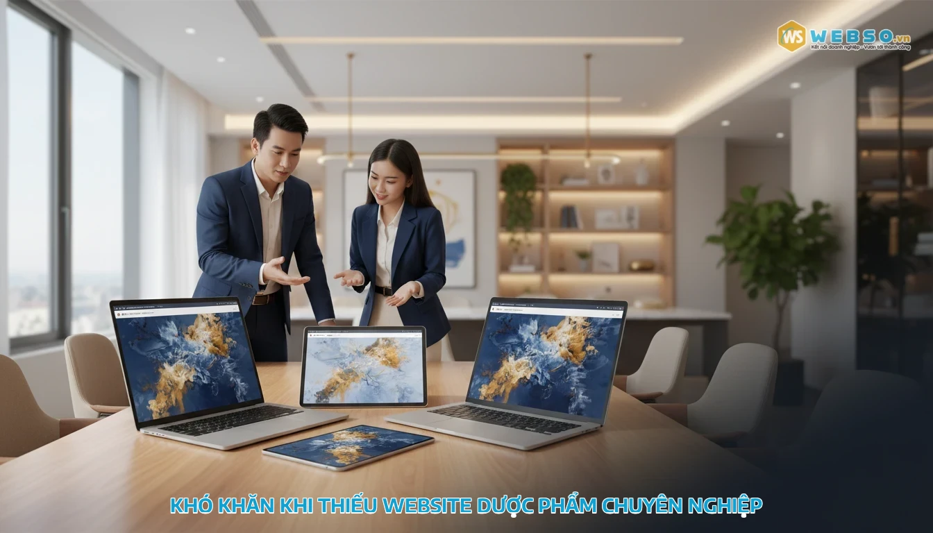 thiết kế website dược - Khó khăn khi thiếu website dược phẩm chuyên nghiệp