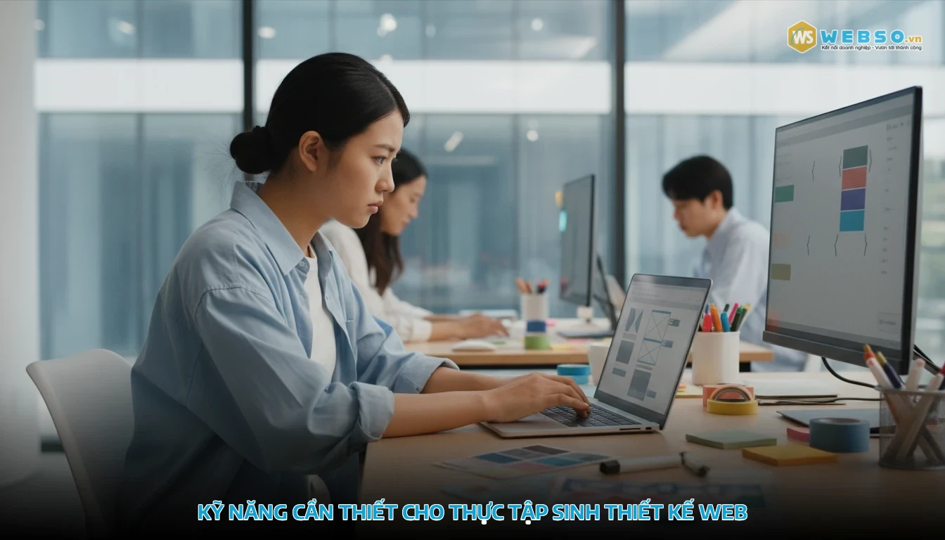 thực tập thiết kế web - Kỹ năng cần thiết cho thực tập sinh thiết kế web