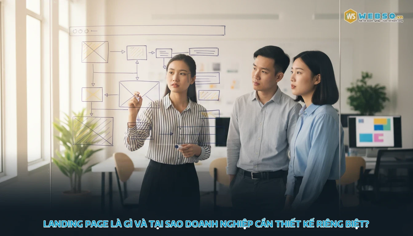 thiết kế website landing page - Landing Page là gì và tại sao doanh nghiệp cần thiết kế riêng biệt?