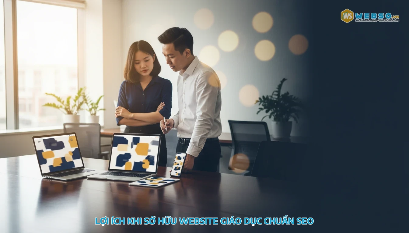 thiết kế website giáo dục - Lợi ích khi sở hữu website giáo dục chuẩn SEO