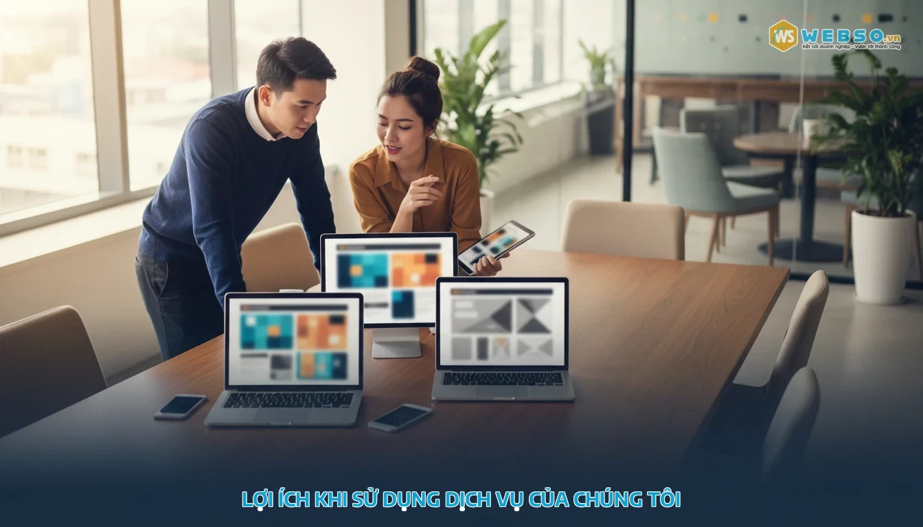 thiết kế website bán vé máy bay - Lợi ích khi sử dụng dịch vụ của chúng tôi