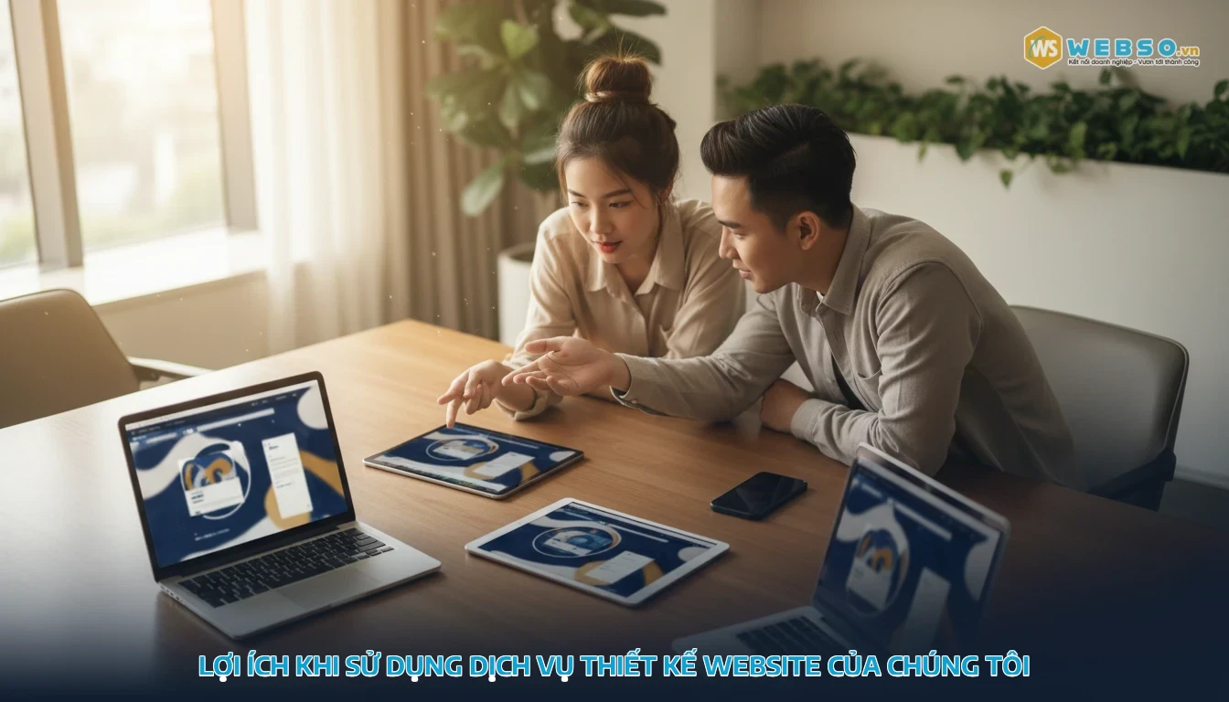 thiết kế website trường học - Lợi Ích Khi Sử Dụng Dịch Vụ Thiết Kế Website Của Chúng Tôi