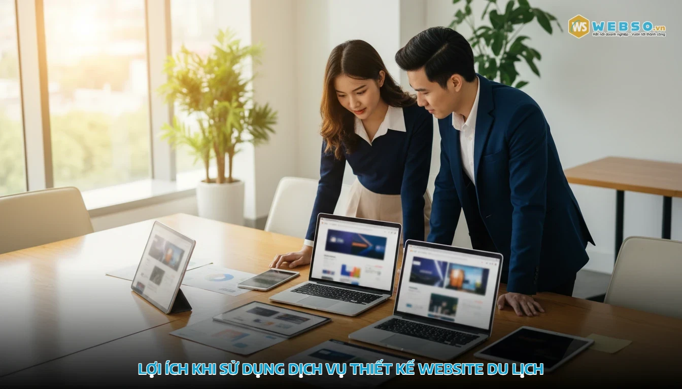 thiết kế website du lịch - Lợi Ích Khi Sử Dụng Dịch Vụ Thiết Kế Website Du Lịch