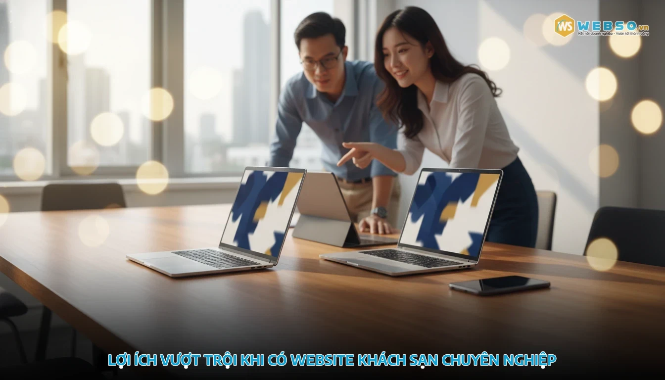 thiết kế website khách sạn - Lợi ích vượt trội khi có website khách sạn chuyên nghiệp