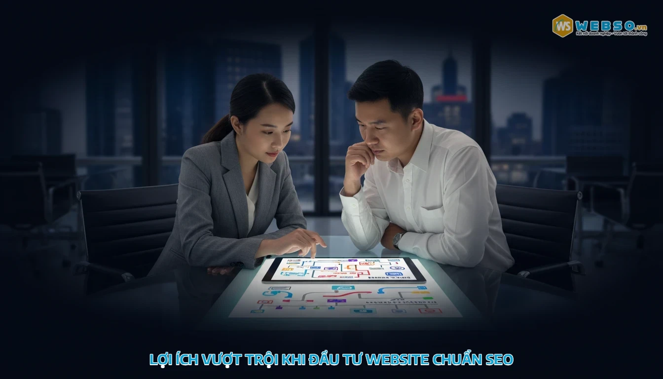 bảng giá thiết kế website - Lợi ích vượt trội khi đầu tư website chuẩn SEO