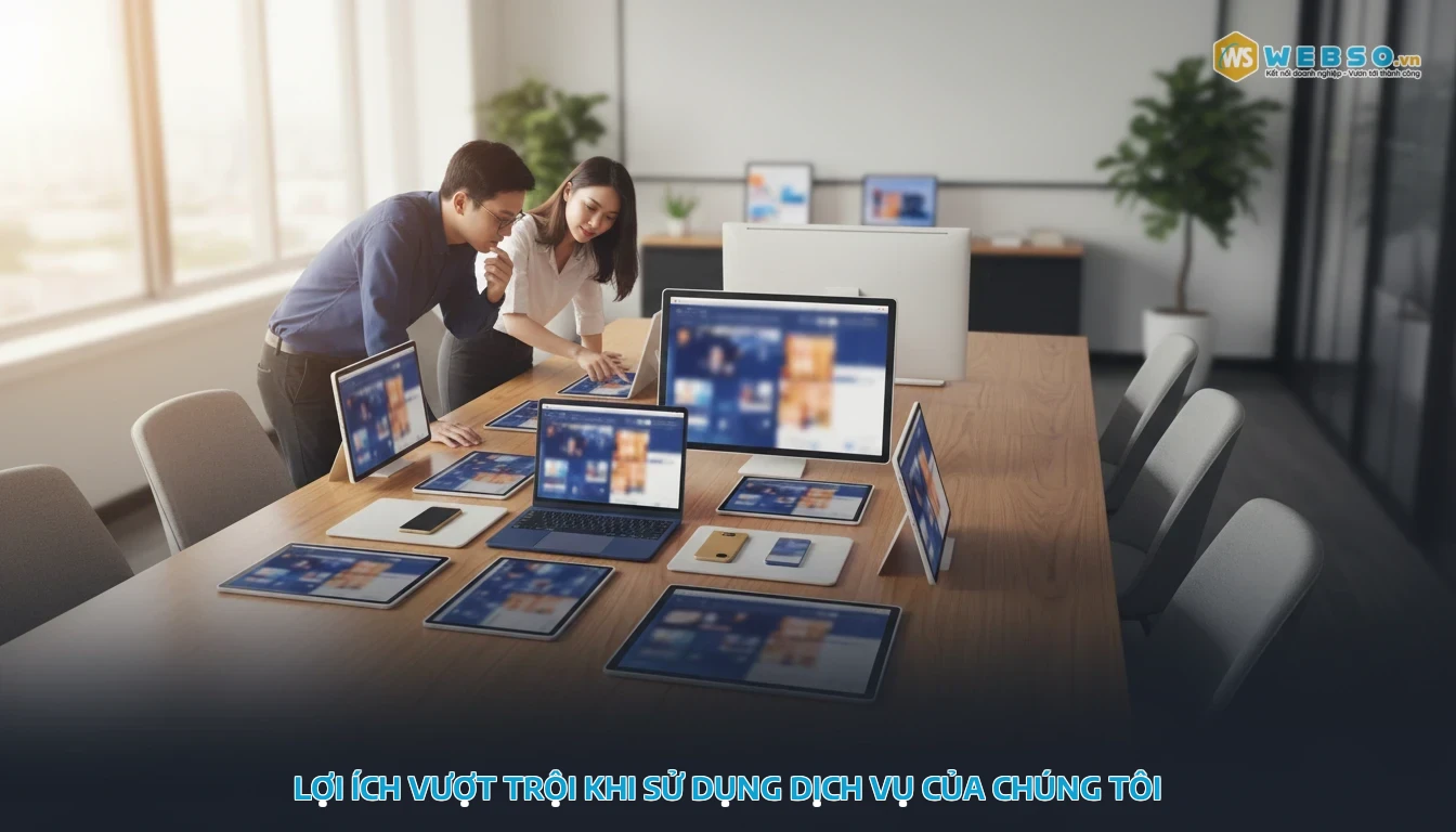 thiết kế website bán mỹ phẩm - Lợi ích vượt trội khi sử dụng dịch vụ của chúng tôi