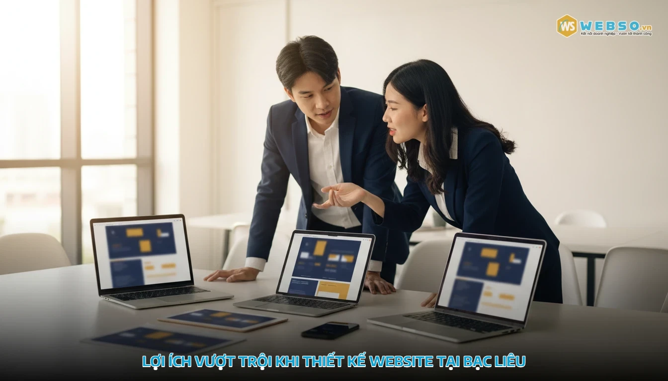 thiết kế website tại bạc liêu - Lợi ích vượt trội khi thiết kế website tại Bạc Liêu