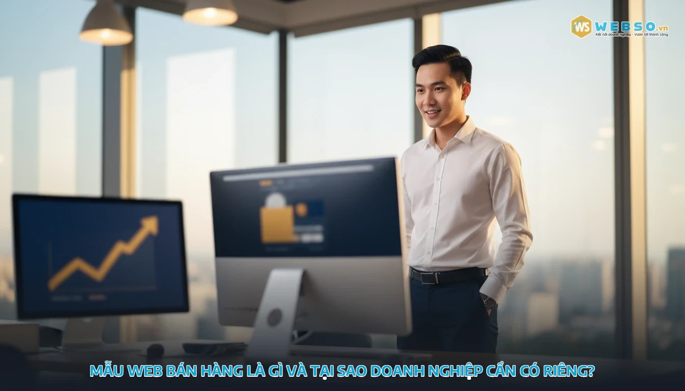 mẫu web bán hàng - Mẫu web bán hàng là gì và tại sao doanh nghiệp cần có riêng?