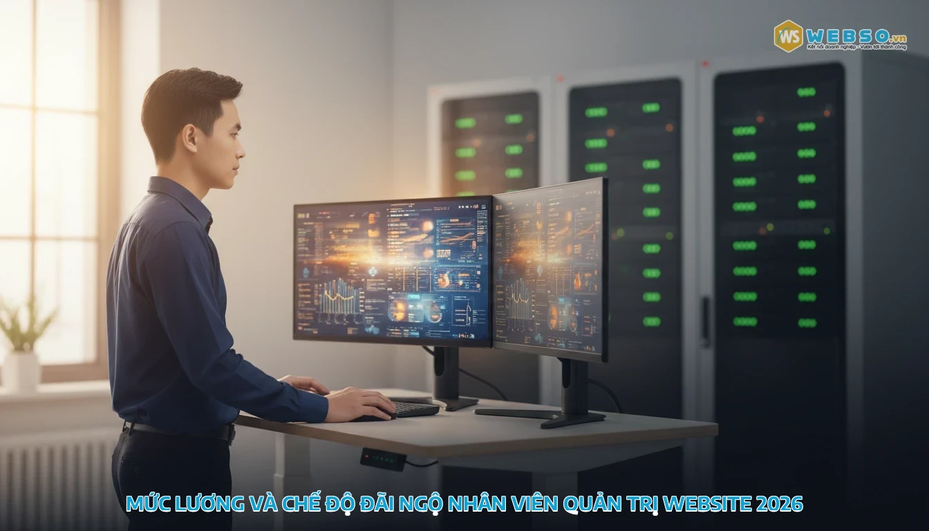 tuyển dụng nhân viên quản trị website - Mức lương và chế độ đãi ngộ nhân viên quản trị website 2026
