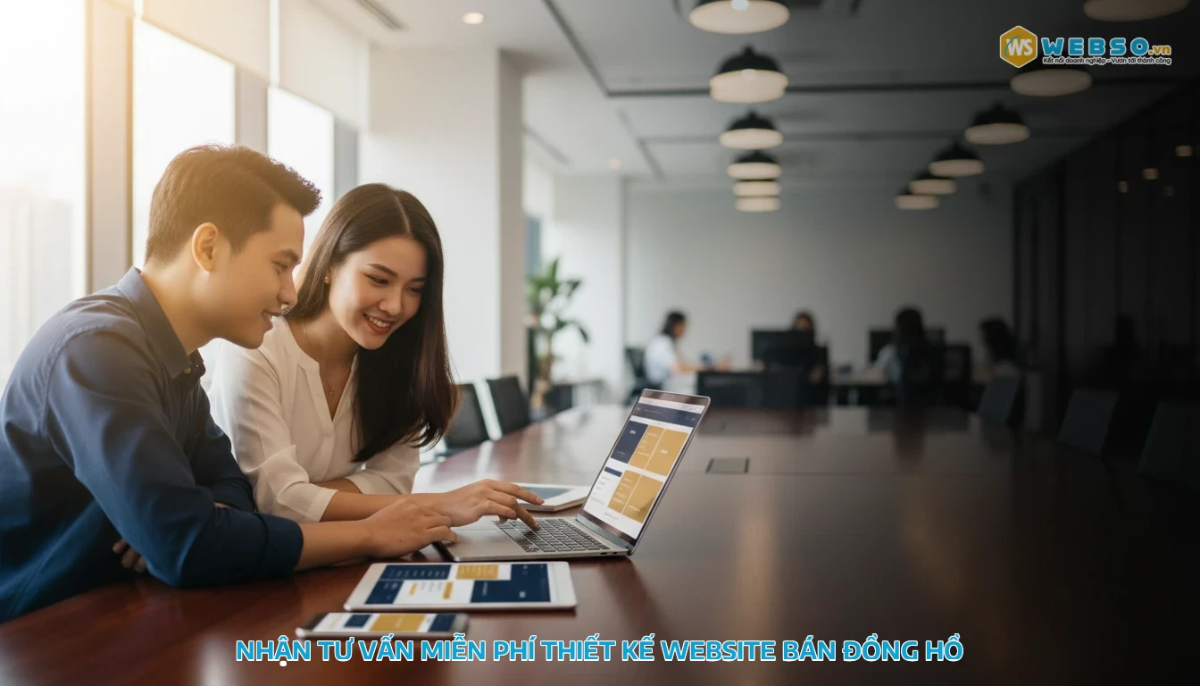 thiết kế website bán đồng hồ - Nhận tư vấn miễn phí thiết kế website bán đồng hồ