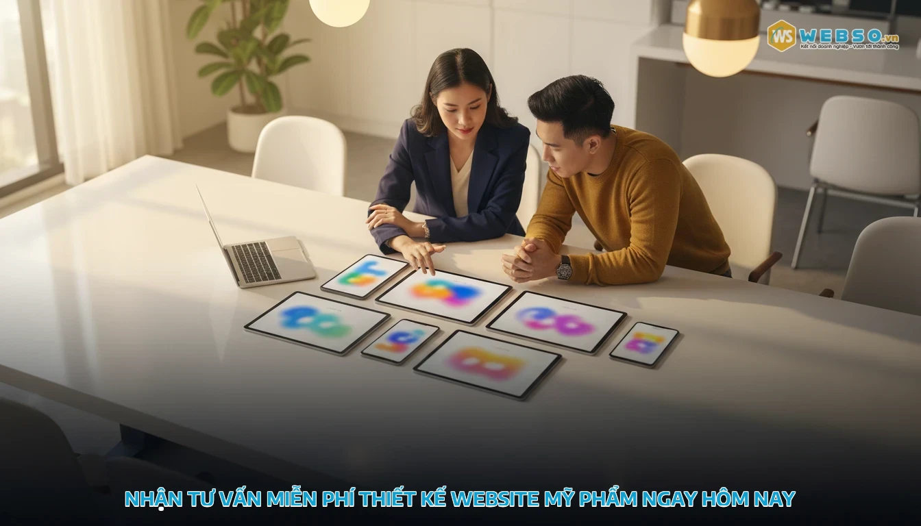 thiết kế website bán mỹ phẩm - Nhận tư vấn miễn phí thiết kế website mỹ phẩm ngay hôm nay