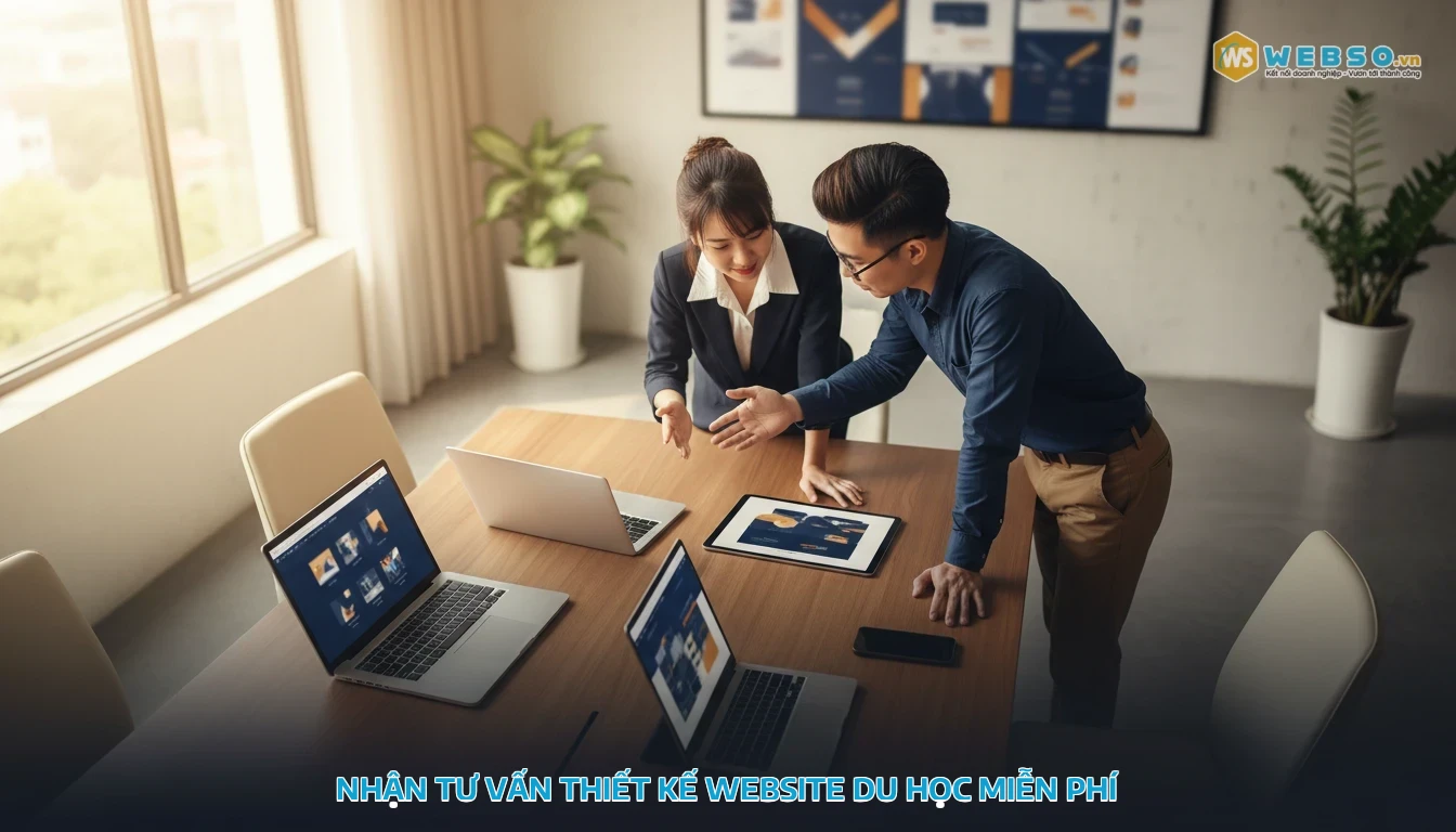 thiết kế website du học - Nhận tư vấn thiết kế website du học miễn phí