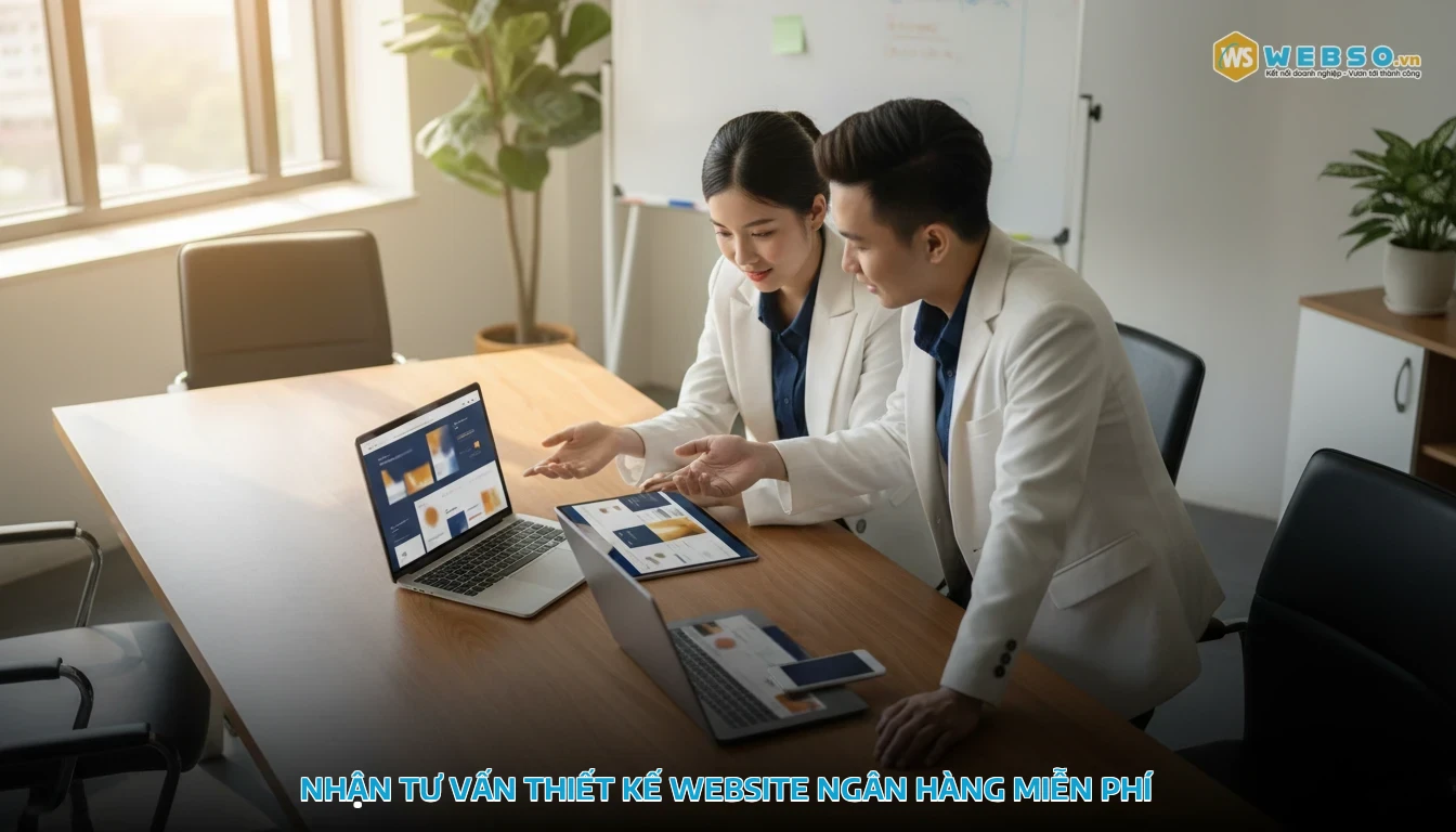 thiết kế website ngân hàng - Nhận tư vấn thiết kế website ngân hàng miễn phí