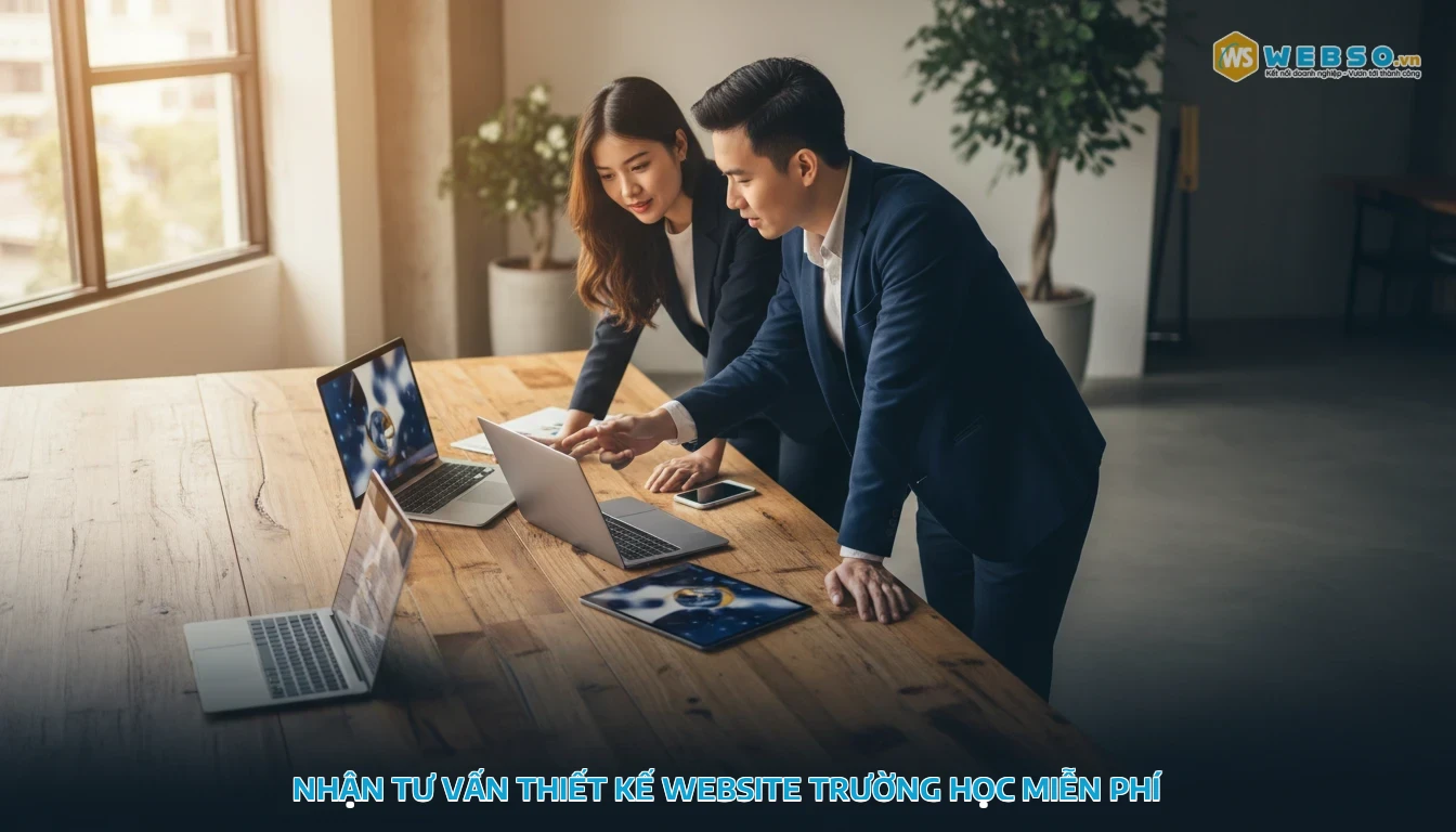thiết kế website giáo dục - Nhận tư vấn thiết kế website trường học miễn phí