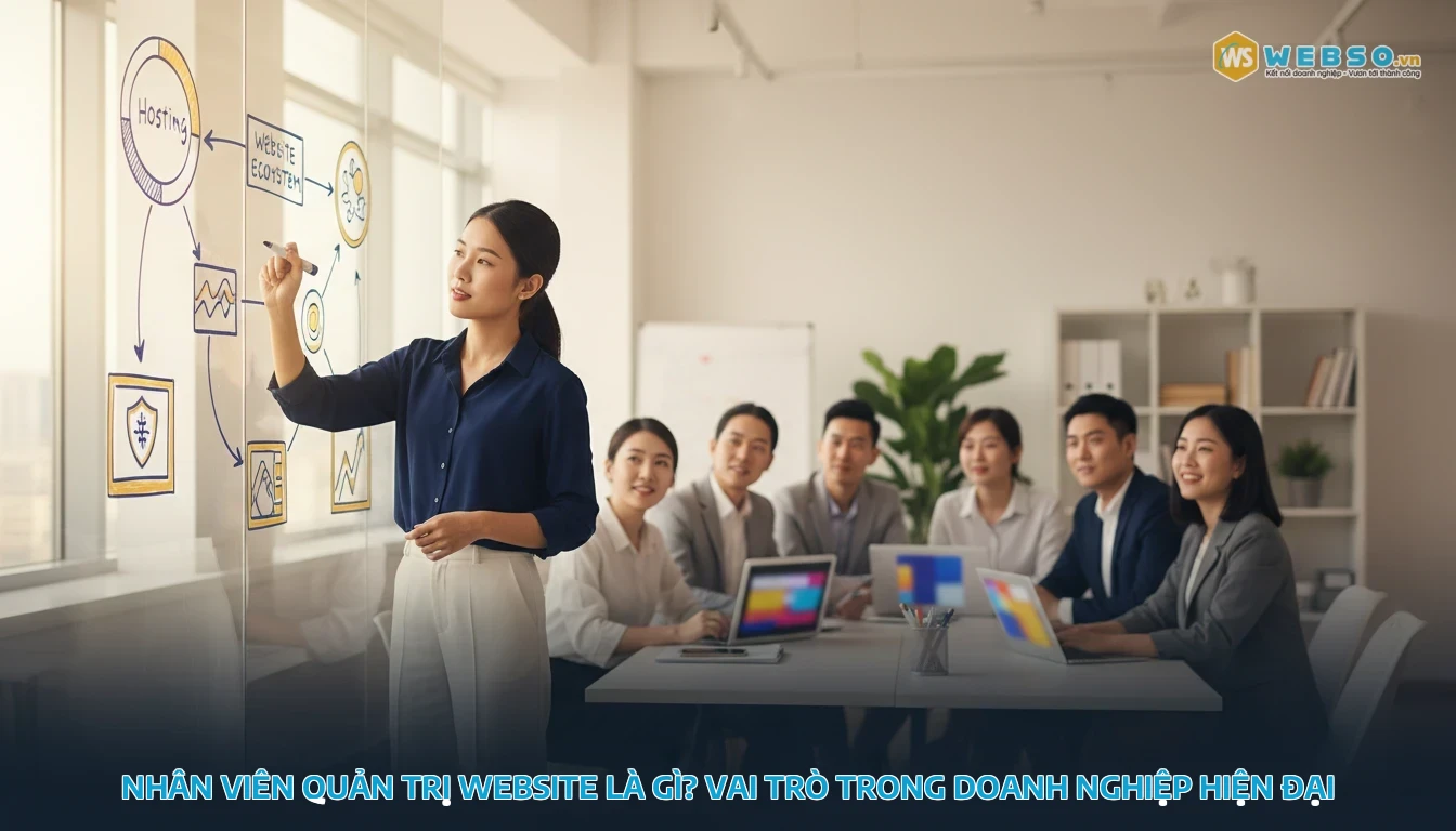tuyển dụng nhân viên quản trị website - Nhân viên quản trị website là gì? Vai trò trong doanh nghiệp hiện đại