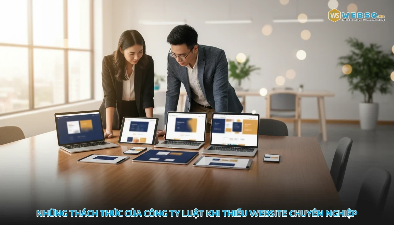 thiết kế website công ty luật - Những thách thức của công ty luật khi thiếu website chuyên nghiệp