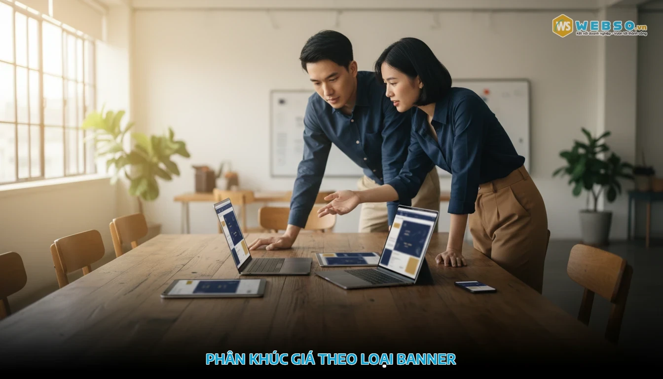 giá thiết kế banner website - Phân Khúc Giá Theo Loại Banner