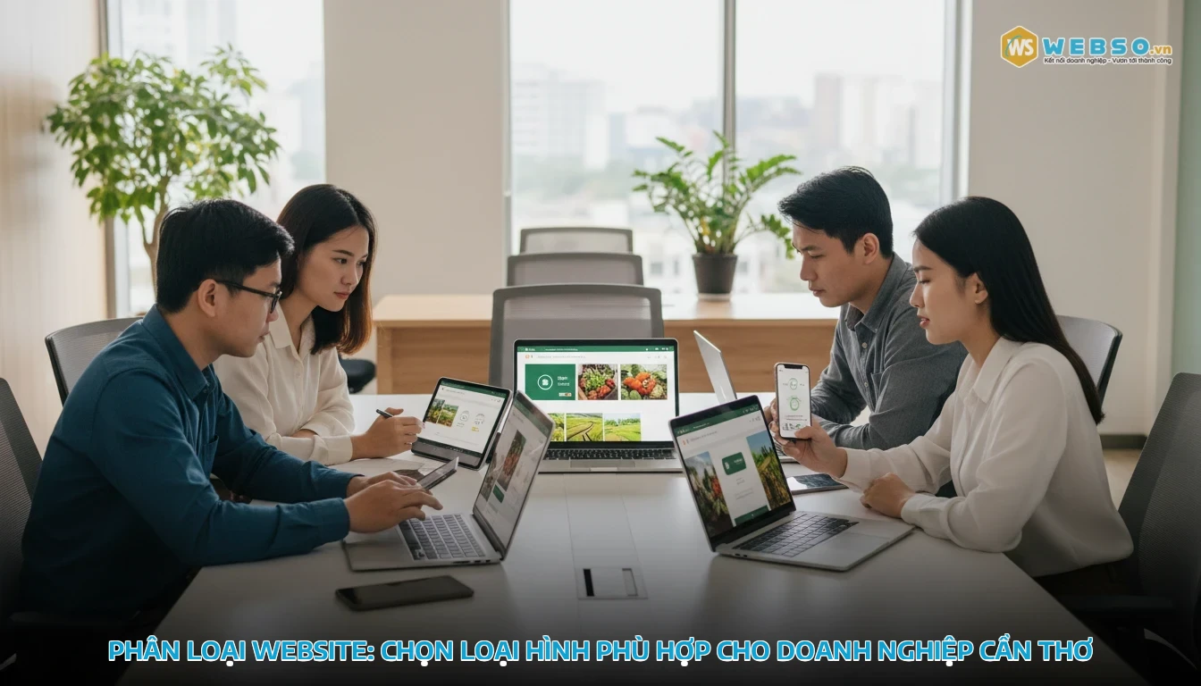 thiết kế web cần thơ - Phân loại website: Chọn loại hình phù hợp cho doanh nghiệp Cần Thơ