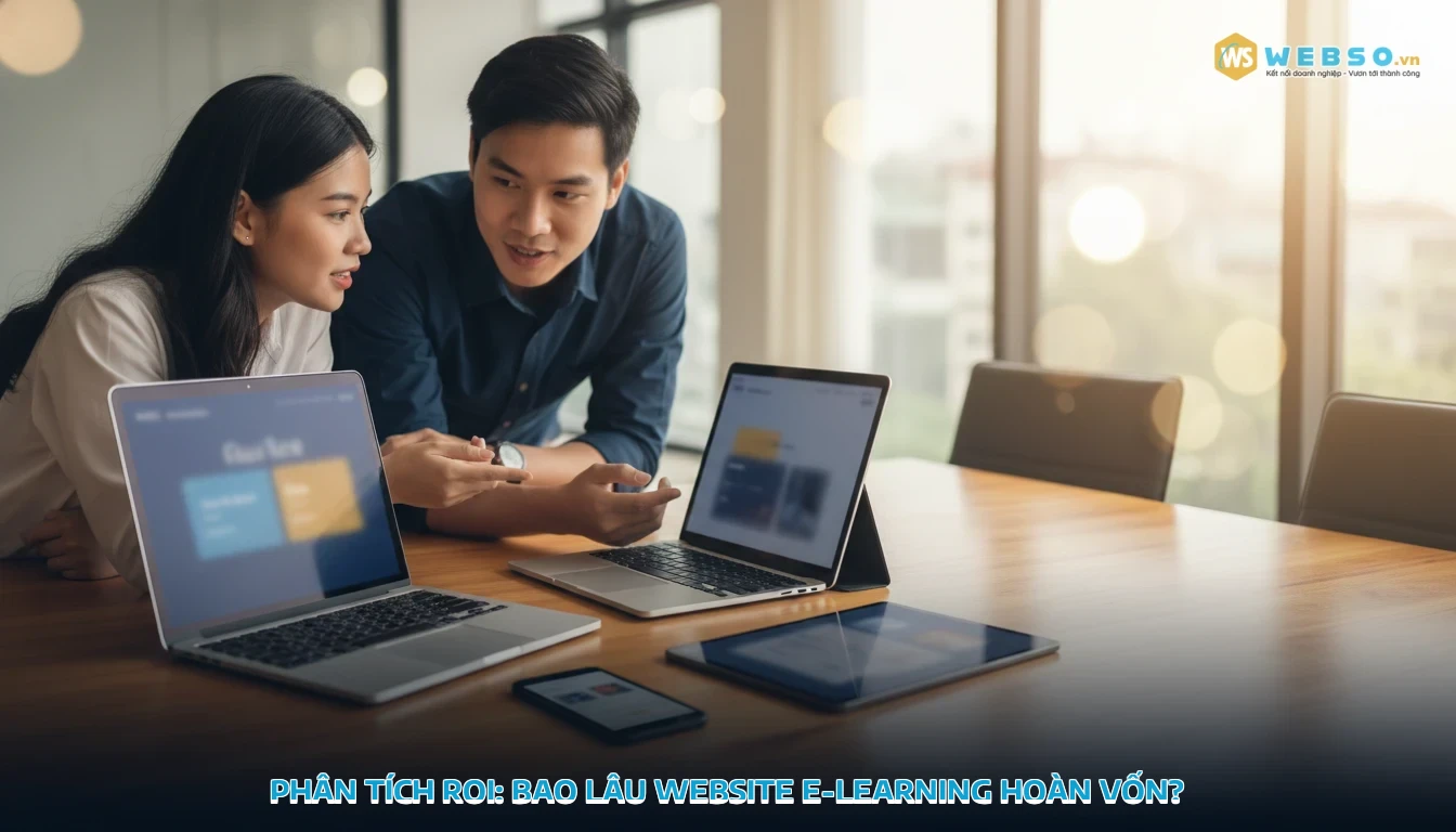 thiết kế web elearning - Phân Tích ROI: Bao Lâu Website E-learning Hoàn Vốn?