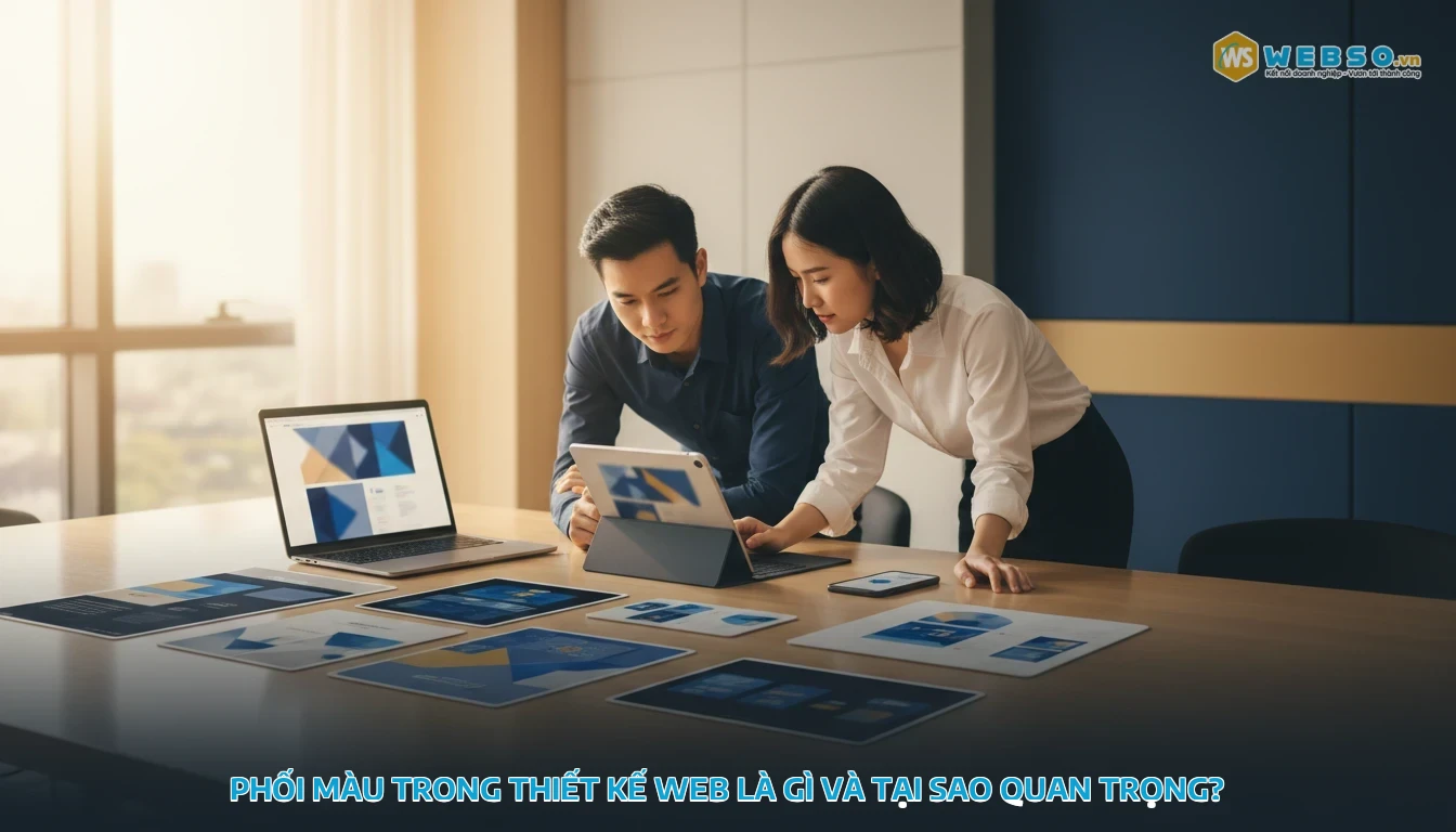 phối màu trong thiết kế web - Phối màu trong thiết kế web là gì và tại sao quan trọng?