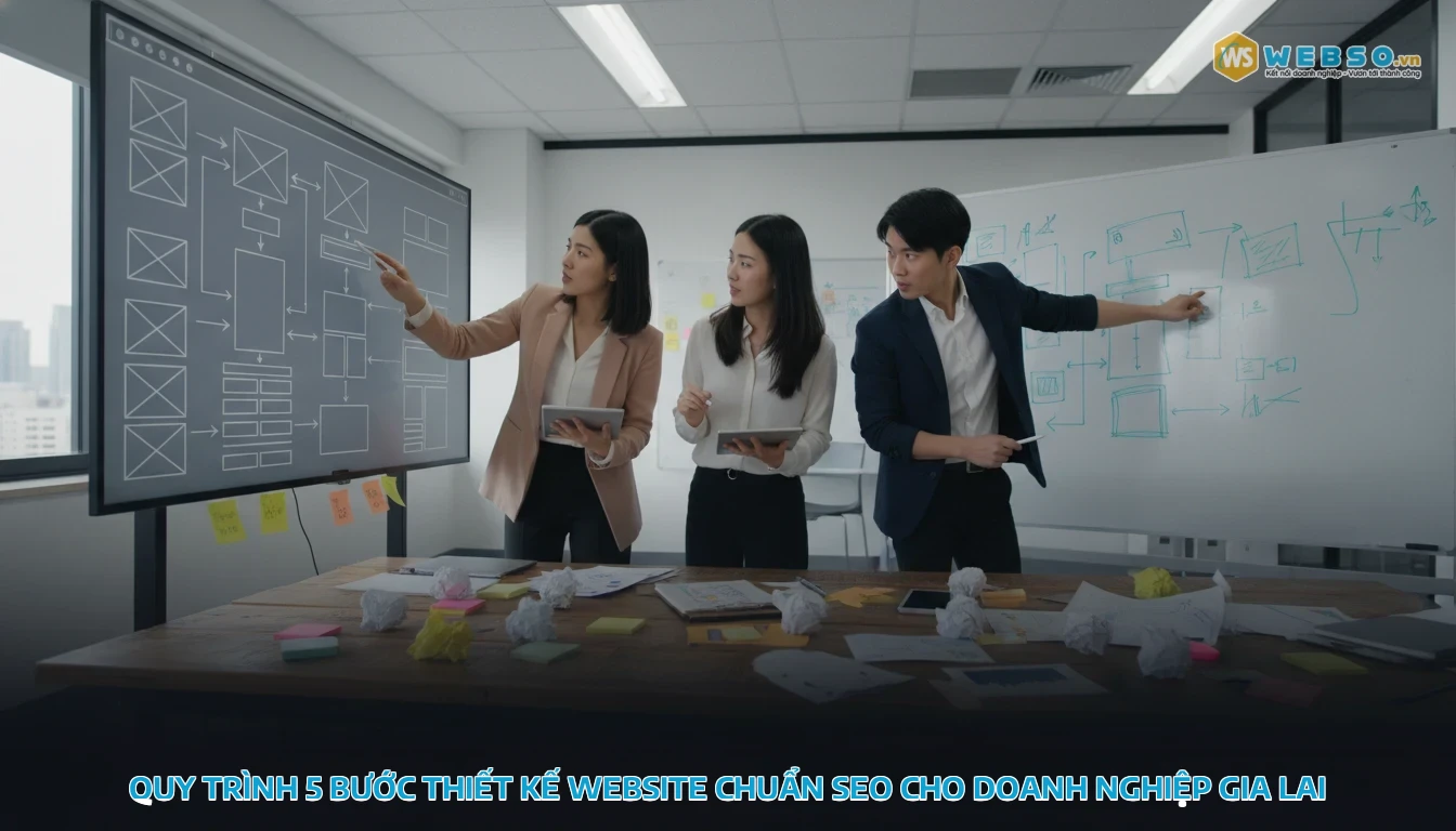 thiết kế web gia lai - Quy trình 5 bước thiết kế website chuẩn SEO cho doanh nghiệp Gia Lai
