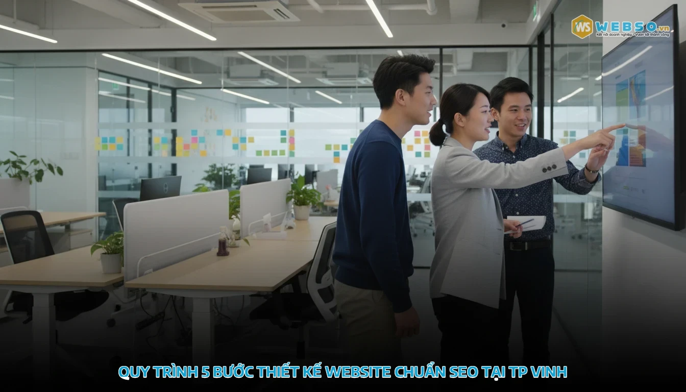 thiết kế web tại tp vinh - Quy Trình 5 Bước Thiết Kế Website Chuẩn SEO Tại TP Vinh