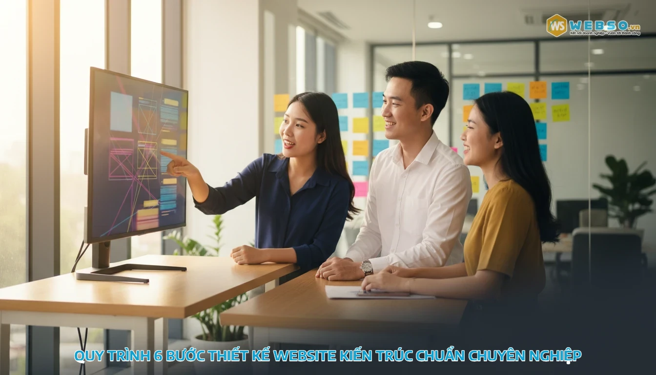 thiết kế website kiến trúc - Quy Trình 6 Bước Thiết Kế Website Kiến Trúc Chuẩn Chuyên Nghiệp