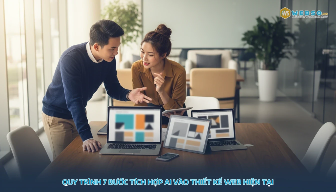 thiết kế web bằng ai - Quy Trình 7 Bước Tích Hợp AI Vào Thiết Kế Web Hiện Tại
