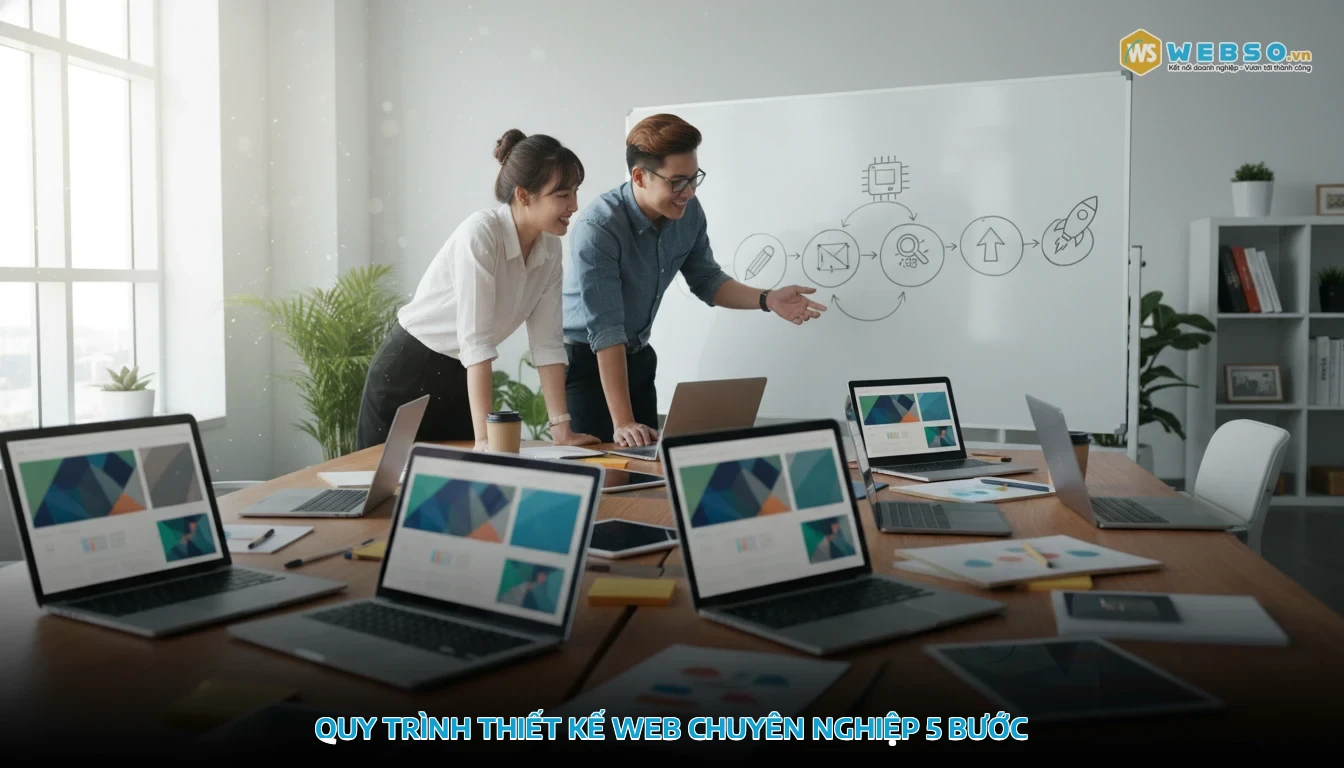 thiết kế web - Quy trình thiết kế web chuyên nghiệp 5 bước